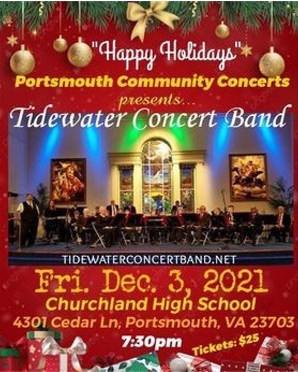 Portsmouth Community Concerts Holiday Concert Olde Towne Portsmouth, VA