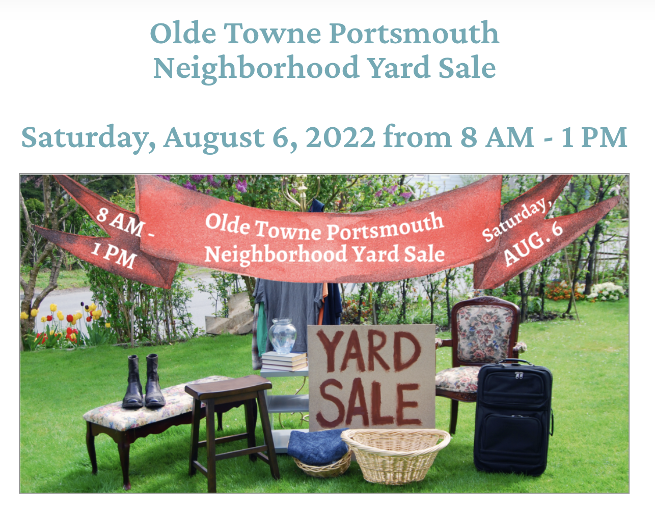 Olde Towne Portsmouth Civic League Yard Sale Olde Towne Portsmouth, VA