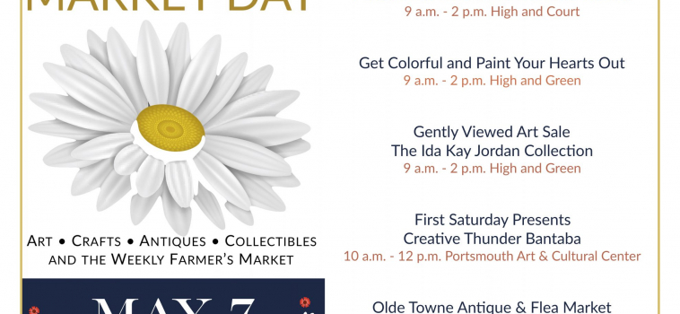 Market Day in Olde Towne ~ Saturday, May 7 from 9 am – 4 pm