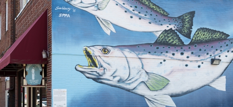 The Speckled Trout Mural